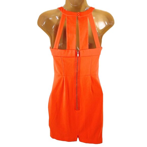 BCBG MaxAzria Dress Short Bodycon Sheath 0 Juniors Women Cut Out Sexy Halloween - Picture 3 of 16